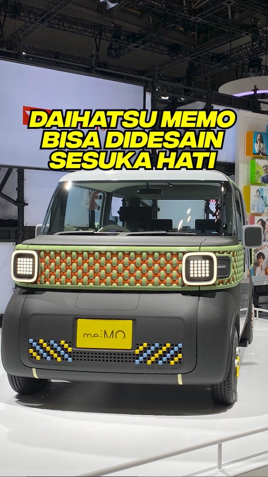 Daihatsu meMO Concept mobil imut dan bisa di kustomisasi bagian bumper ...