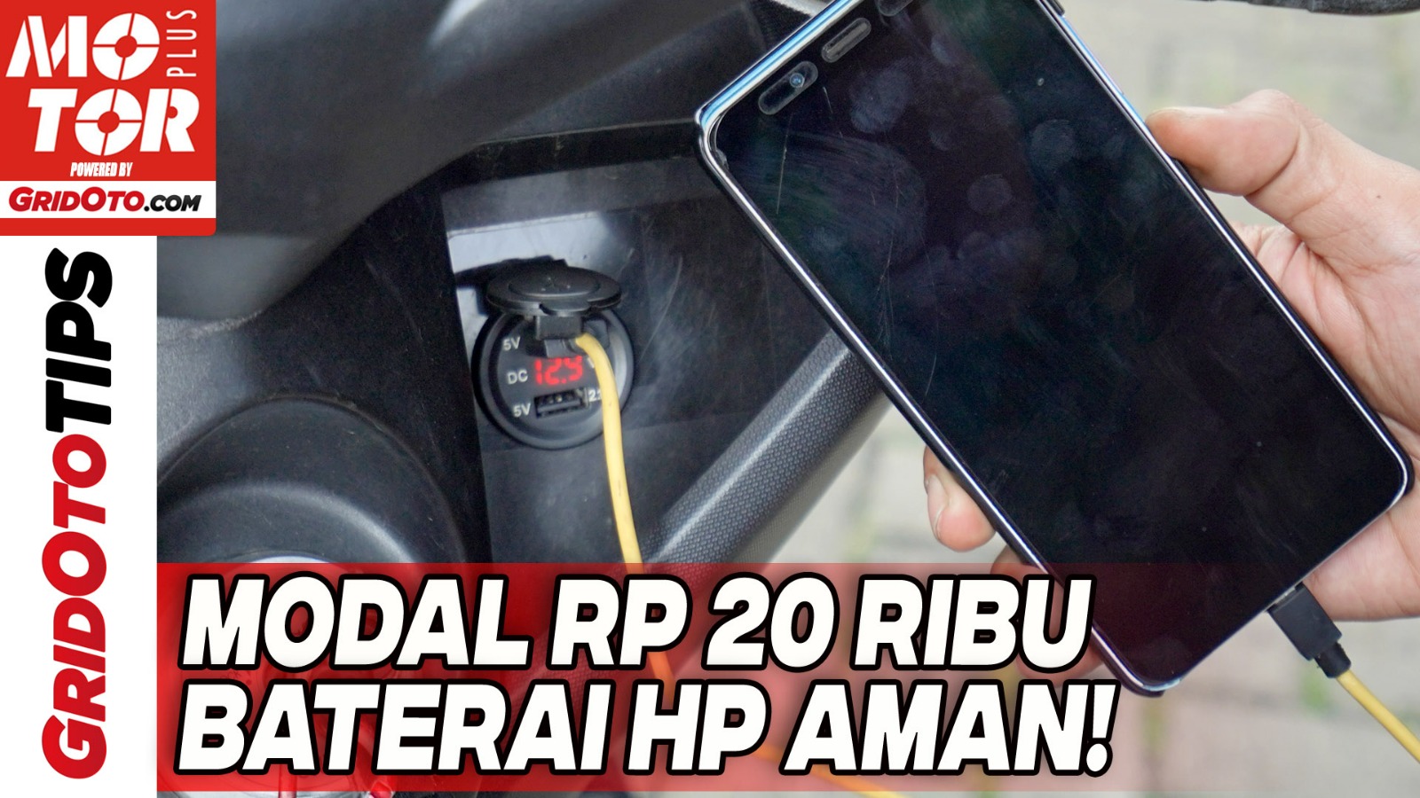 Cara Pasang Charger di Motor Tua Gampang dan Murah | Gridoto Tips