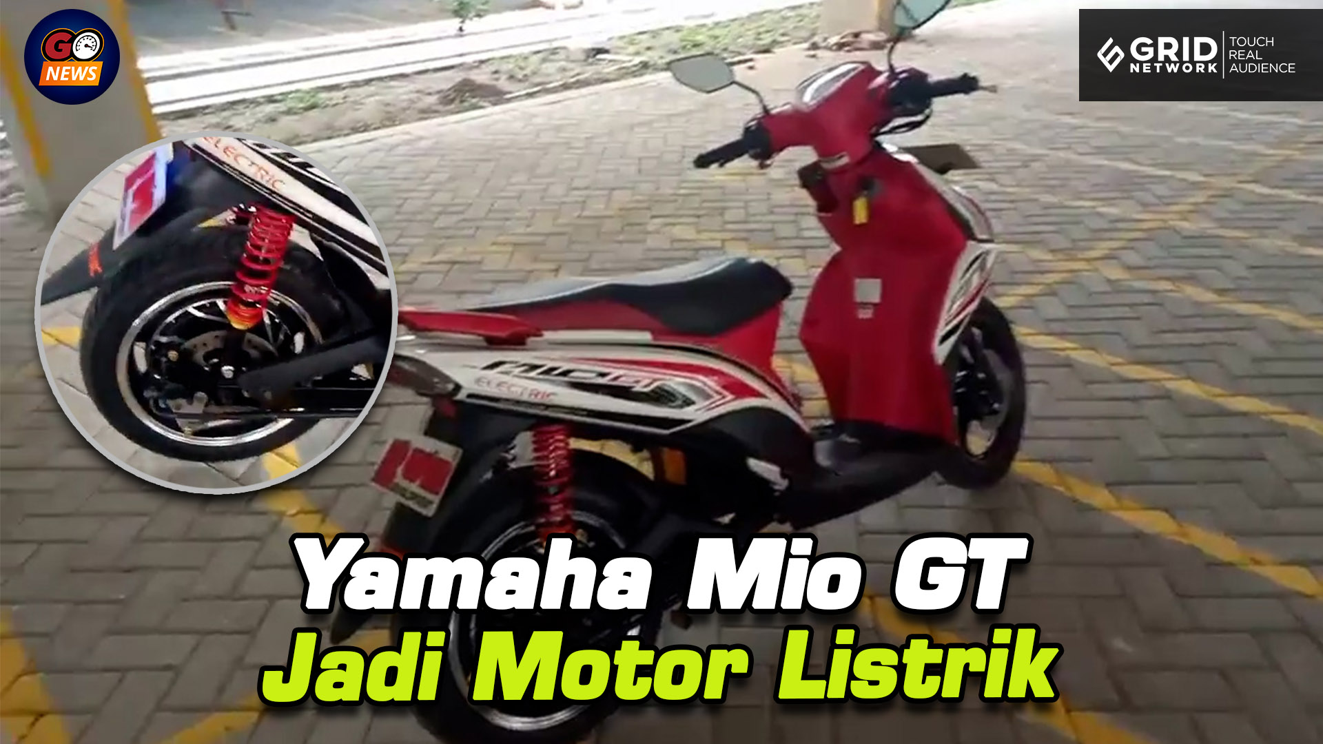 Yamaha Mio GT di Ubah Jadi Motor Listrik, Bikinan Warga Solo | GridOto News