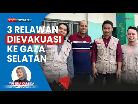 3 WNI Relawan RS Indonesia Dievakuasi Ke Gaza Selatan, MER-C: Mereka Sehat, Ada Di Sebuah Sekolah