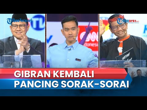 Gibran Kembali Tunjukkan Gestur Provokasi yang Sama pada Debat Kedua Pilpres 2024