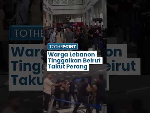 Lebanon Keos & Dilanda Kepanikan: Warga Berebut Kabur Tinggalkan Bandara Beirut, Takut Perang Pecah