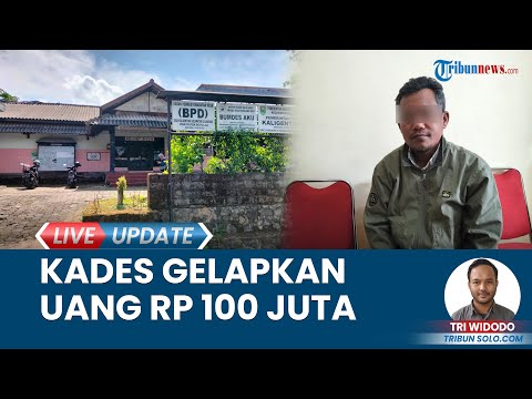 Kades Di Gladagsari Boyolali Jateng Gelapkan Uang Rp 100 Juta, Gadaikan Motor Bantuan