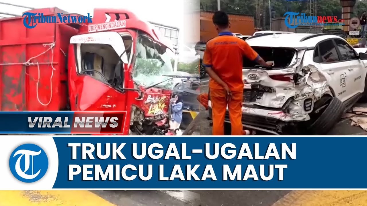 Video: Update Laka Beruntun 7 Kendaraan Di Gerbang Tol Halim Utama ...