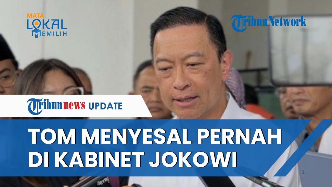 Video: Tom Lembong Blak-blakan Akui Menyesal Pernah Jadi Bagian Kabinet ...