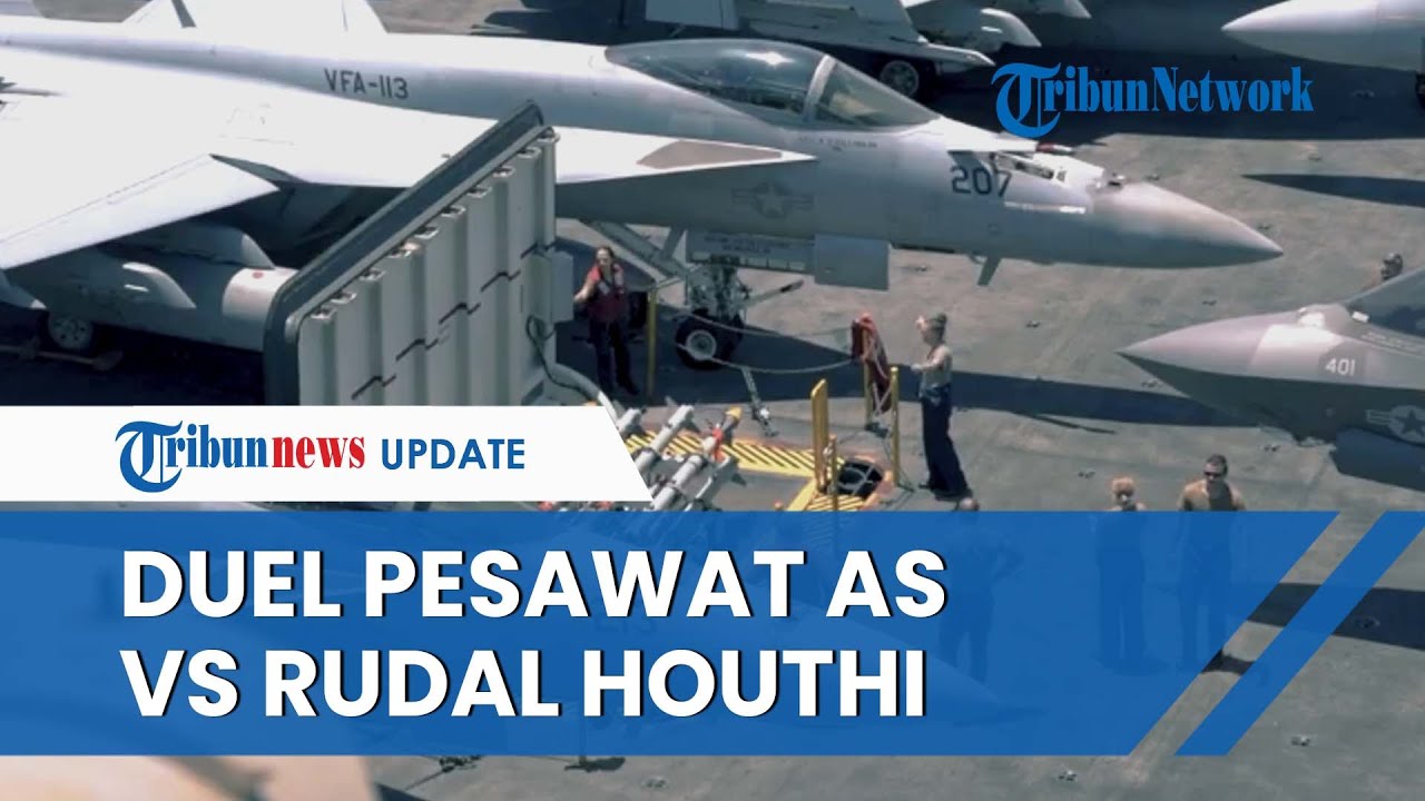 Video: DUEL Sengit Pesawat Tempur AS Dan Rudal Anti-Kapal Houthi Di ...