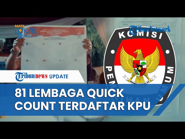 Video: Daftar 81 Lembaga Survei Terdaftar Quick Count Pemilu 2024 yang ...