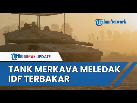 Serangan Hamas Buat Zionis 'Sekarat', Tentara IDF Terbakar Hidup-hidup Di Dalam Tank Merkava