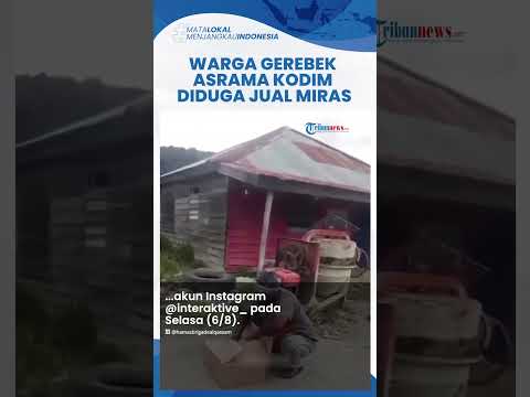 Viral Warga Gerebek Asrama Kodim, Diduga Edarkan Miras di Pegunungan Arfak, Dua Oknum TNI Ditangkap