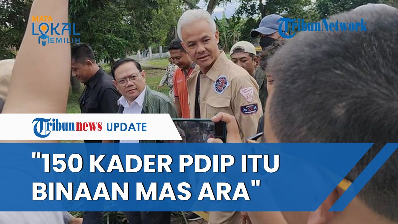 Video: REAKSI Ganjar 150 Kader PDIP Mundur Ikuti Langkah Maruarar ...