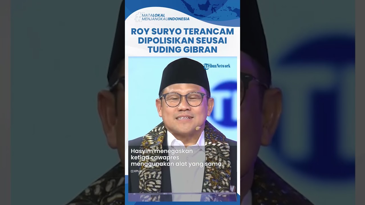 Video: Roy Suryo Terancam Dipolisikan Seusai Tuding KPU Curang Beri 3 ...