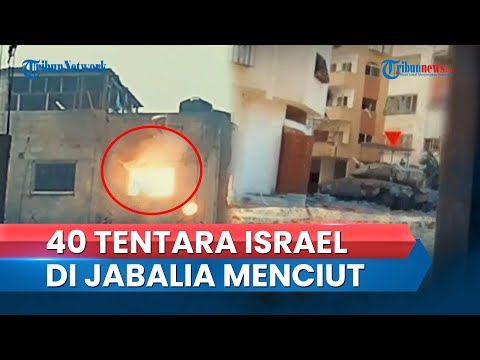 40 Tentara Israel Di Jabalia Menciut Setelah Diserang Sayap Militer Hamas Brigade Al-Qassam