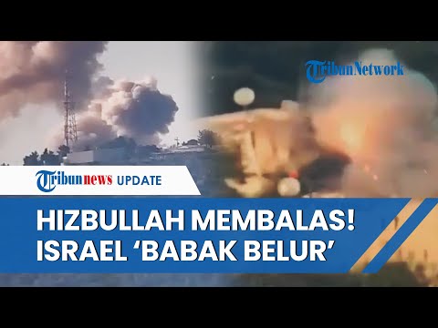 PEMBALASAN Hizbullah Atas Tewasnya Komandan Khataib Hizbullah, Bombardir Wilayah Israel Bertubi-tubi