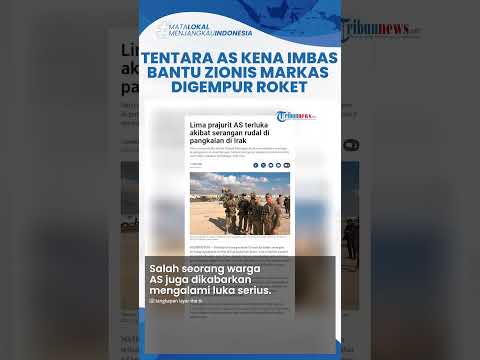 Kerap Bantu Israel, Tentara AS Kena Imbas: Pangkalan Militer di Irak Disasar Dua Roket Katyusha