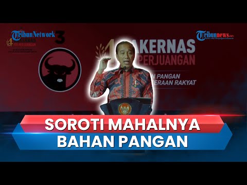 [FULL] Pidato Jokowi dalam Rakernas IV PDIP, Soroti Anak-anak Sekolah yang Tak Sarapan