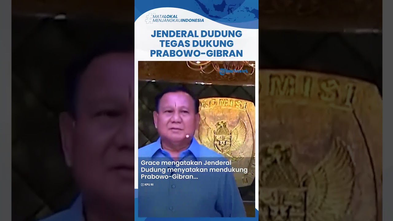 Video: Jenderal Dudung Tegas Dukung Prabowo-Gibran, TKN Siapkan Tempat ...