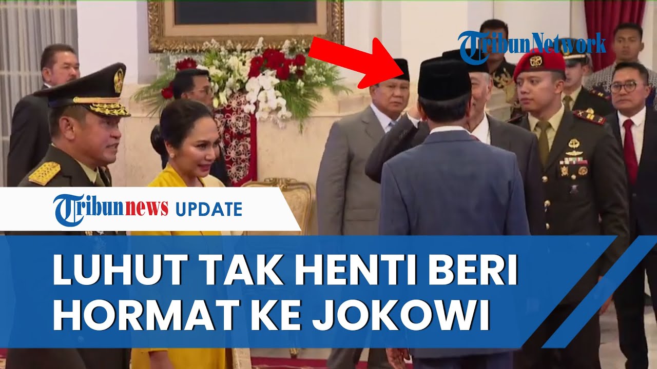 Reaksi Jokowi Saat Luhut Menangis & Tak Henti Beri Hormat Seusai ...