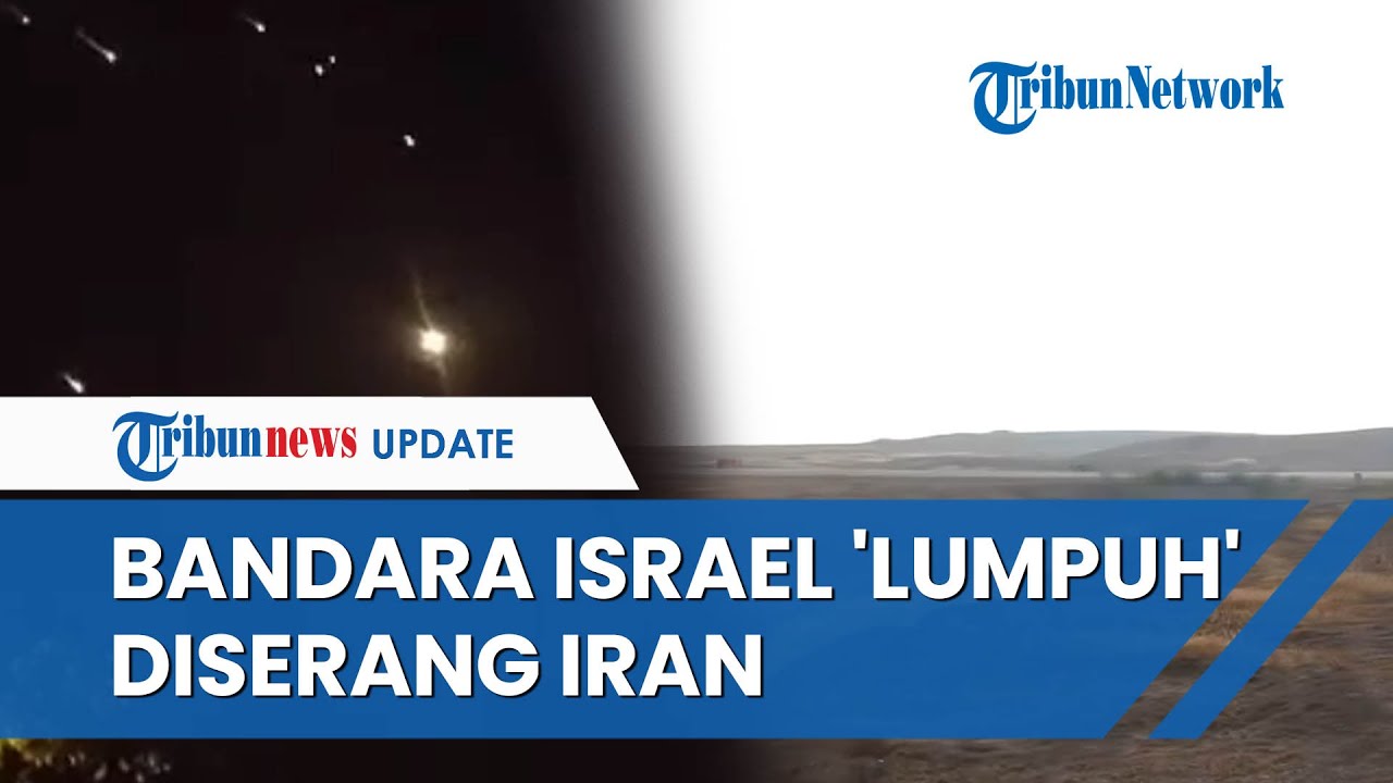 Video: Dampak Serangan 200 Drone dan Rudal Iran, Bandara Nevatim Israel ...