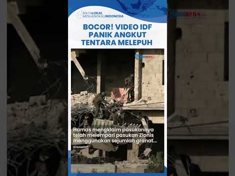 Bocor! Video Kepanikan IDF saat Angkut 7 Tentara Israel yang Melepuh usai Tersambar Granat Hamas