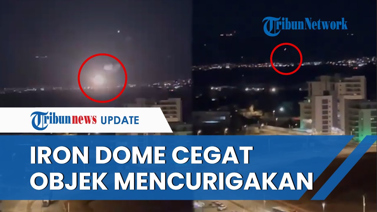 Video Pertempuran di Perbatasan Lebanon Memanas! Iron Dome Israel