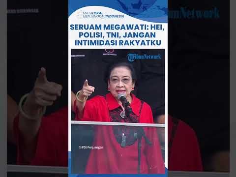 "Hei, Polisi, TNI, Jangan Intimidasi Rakyatku" Seruan Megawati Saat Kampanye Akbar Ganjar-Mahfud