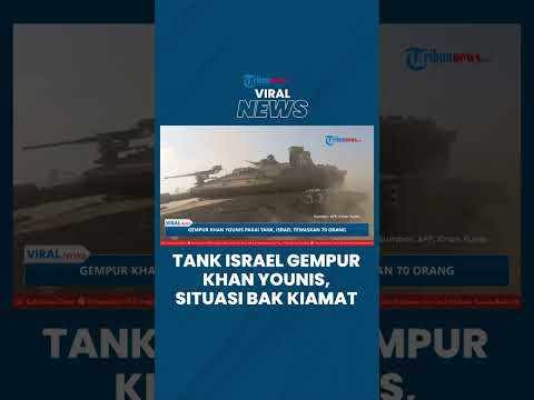 Israel Gempur Khan Younis Pakai Tank dan Pesawat, Warga Gambarkan Situasi Bak Kiamat