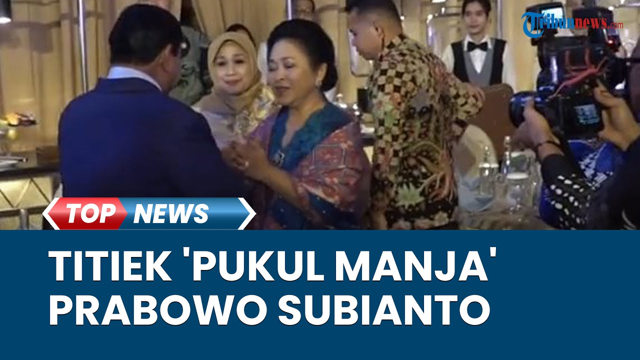 Video: Momen Sikap Romantis Titiek Soeharto Ke Prabowo Disorot Di Acara ...