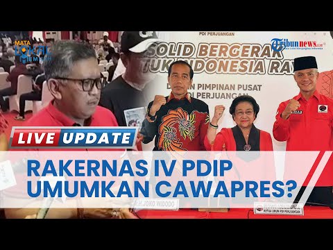 Rakernas PDIP Usung Tema 'Kedaulatan Pangan untuk Kesejahteraan Rakyat Indonesia', Umumkan Cawapres?
