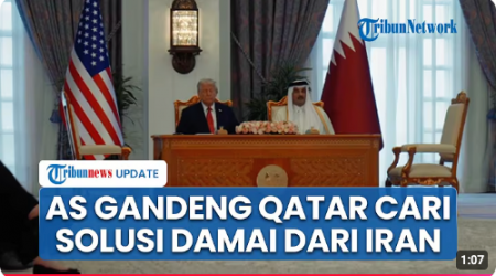 Trump Rangkul Qatar di Tengah Memanasnya Ketegangan AS dan Iran, Cari Solusi Redakan Konflik