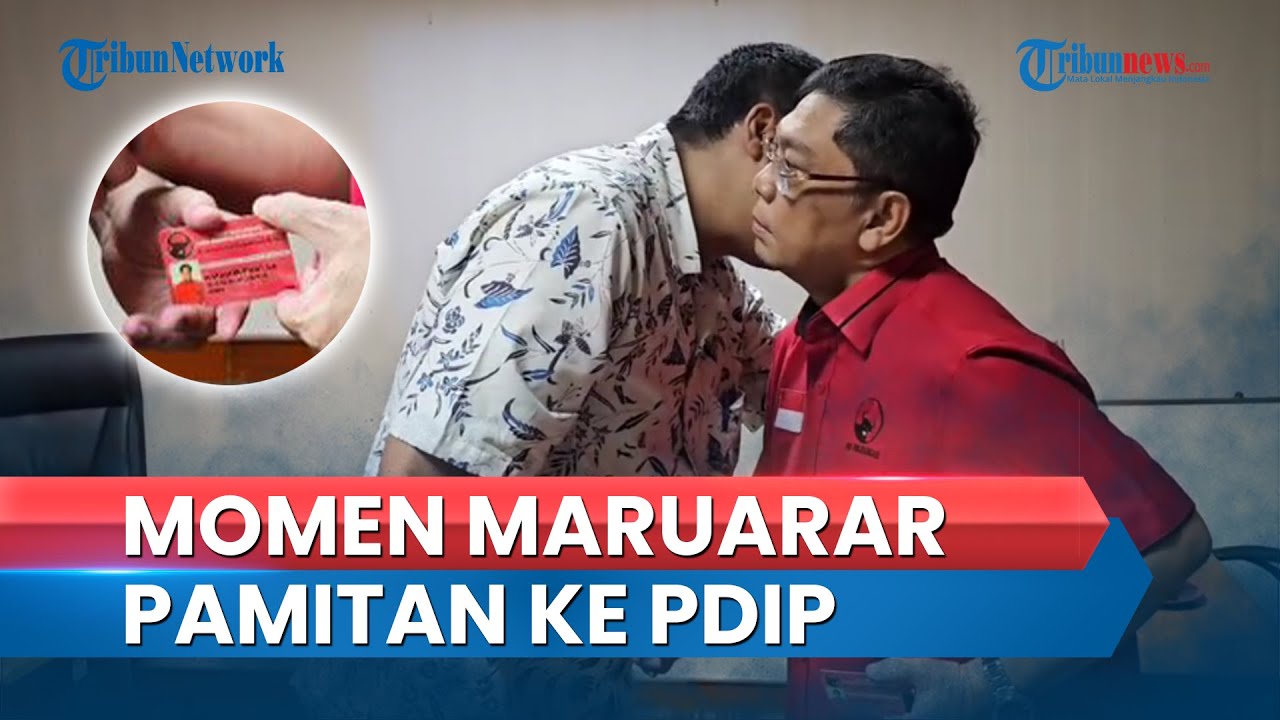 Video: Momen Maruarar Sirait Kembalikan KTA PDIP Setelah Pamit & Unggah ...