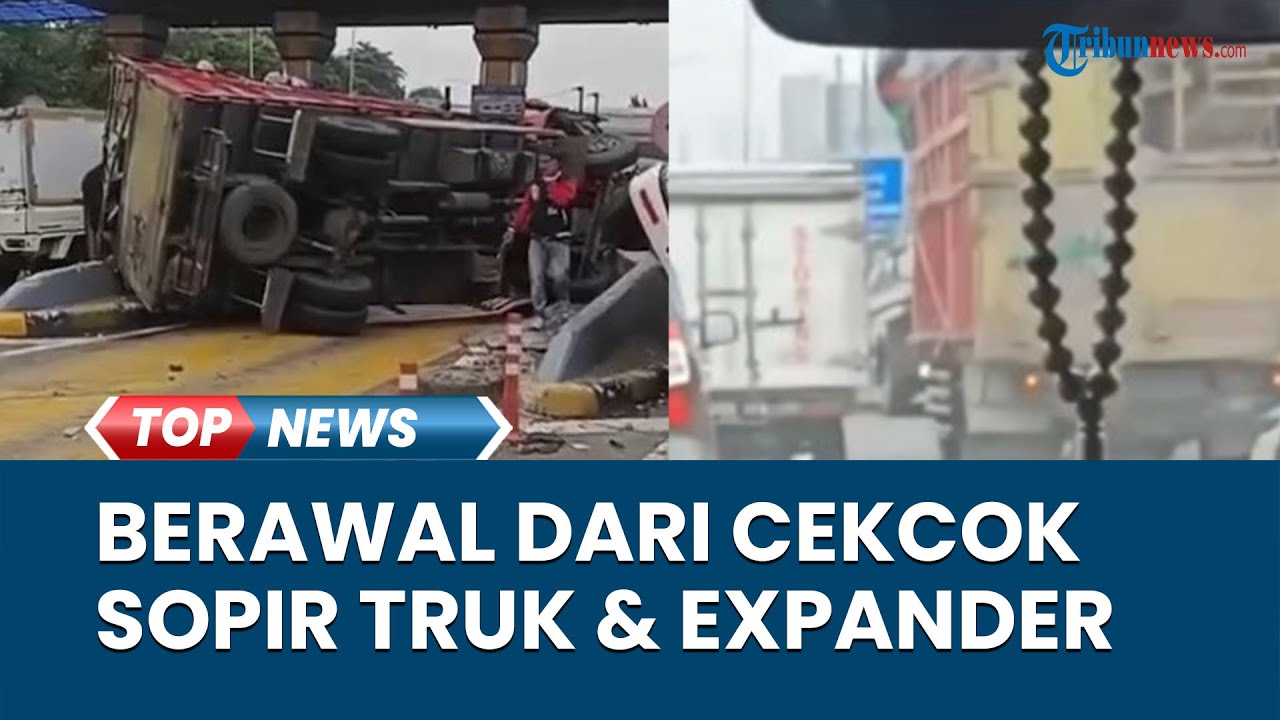 Kecelakaan Beruntun Di GT Halim Utama, Sopir Truk Ugal-ugalan Sempat ...