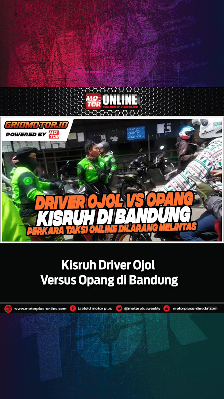 Kisruh Driver Ojol Versus Opang di Bandung #short #shorts