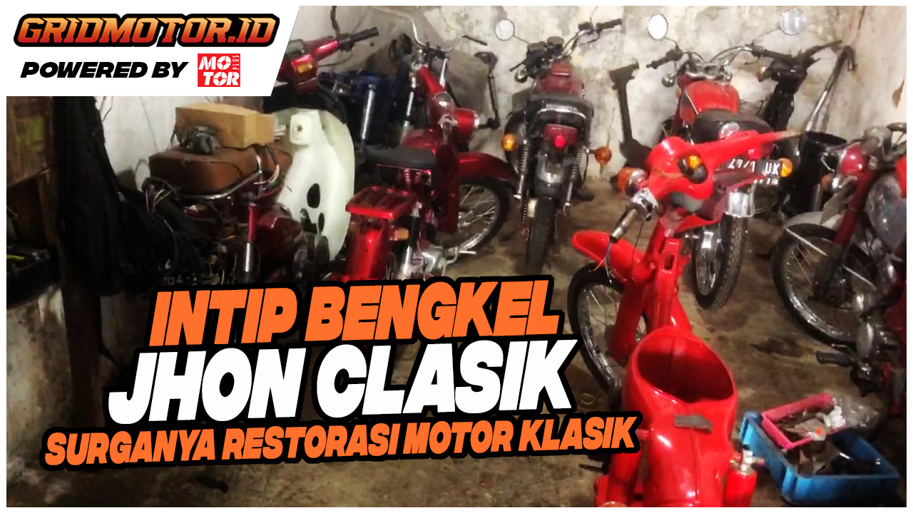 Intip Bengkel Jhon Clasik Surganya Restorasi Motor Klasik