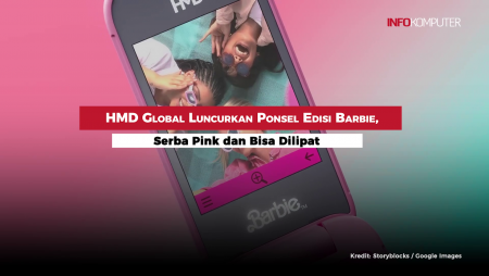HMD Global Luncurkan Ponsel Edisi Barbie, Serba Pink dan Bisa Dilipat