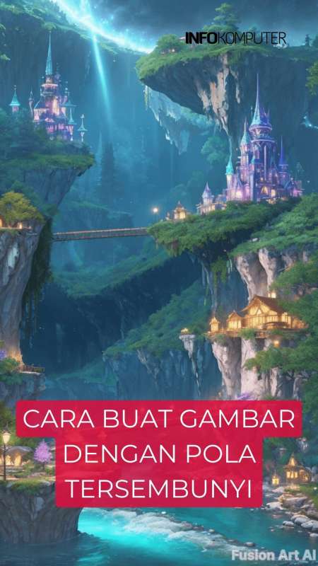 Cara gampang buat gambar dengan pola tersembunyi
