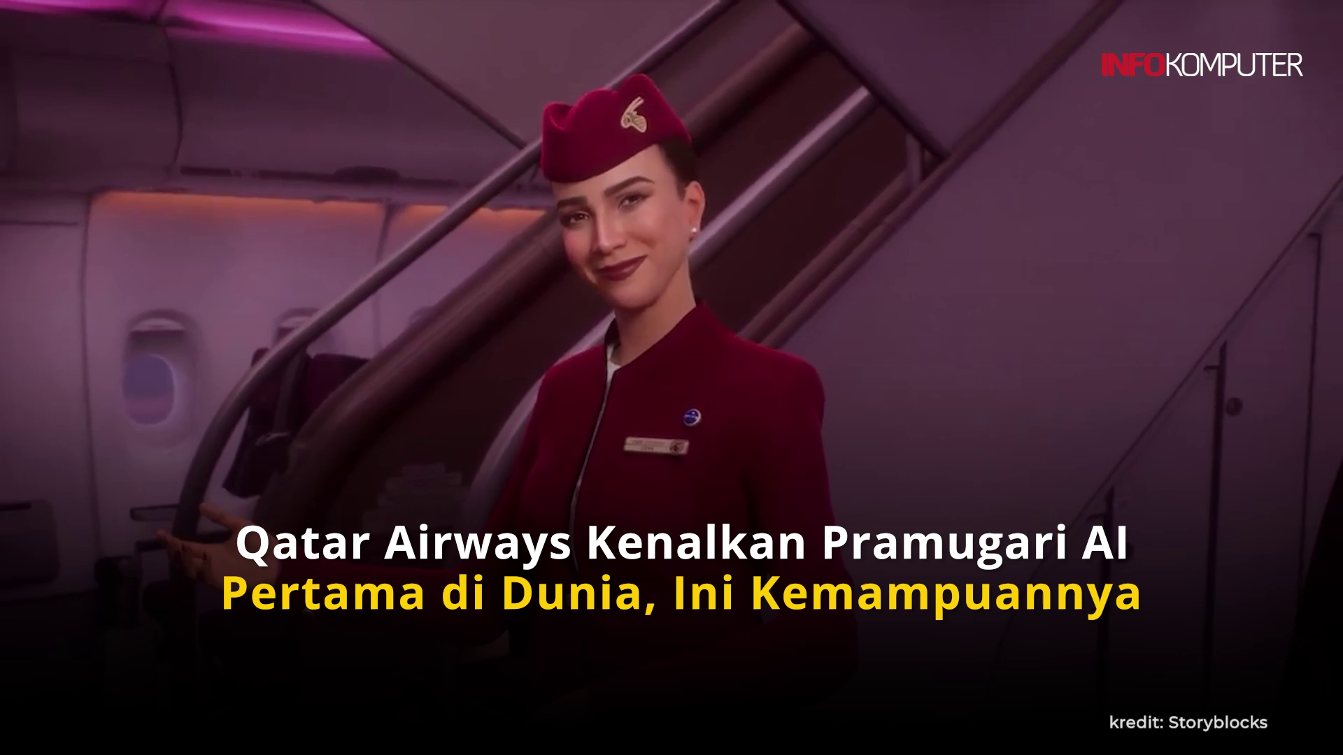 Qatar Airways Kenalkan Pramugari AI Pertama di Dunia, Ini Kemampuannya