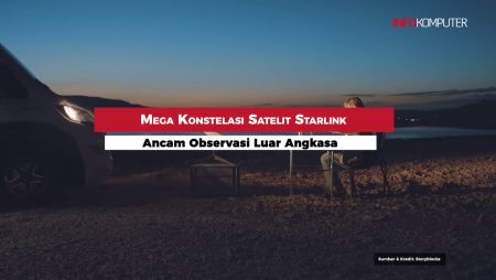 Mega Konstelasi Satelit Starlink Ancam Observasi Luar Angkasa