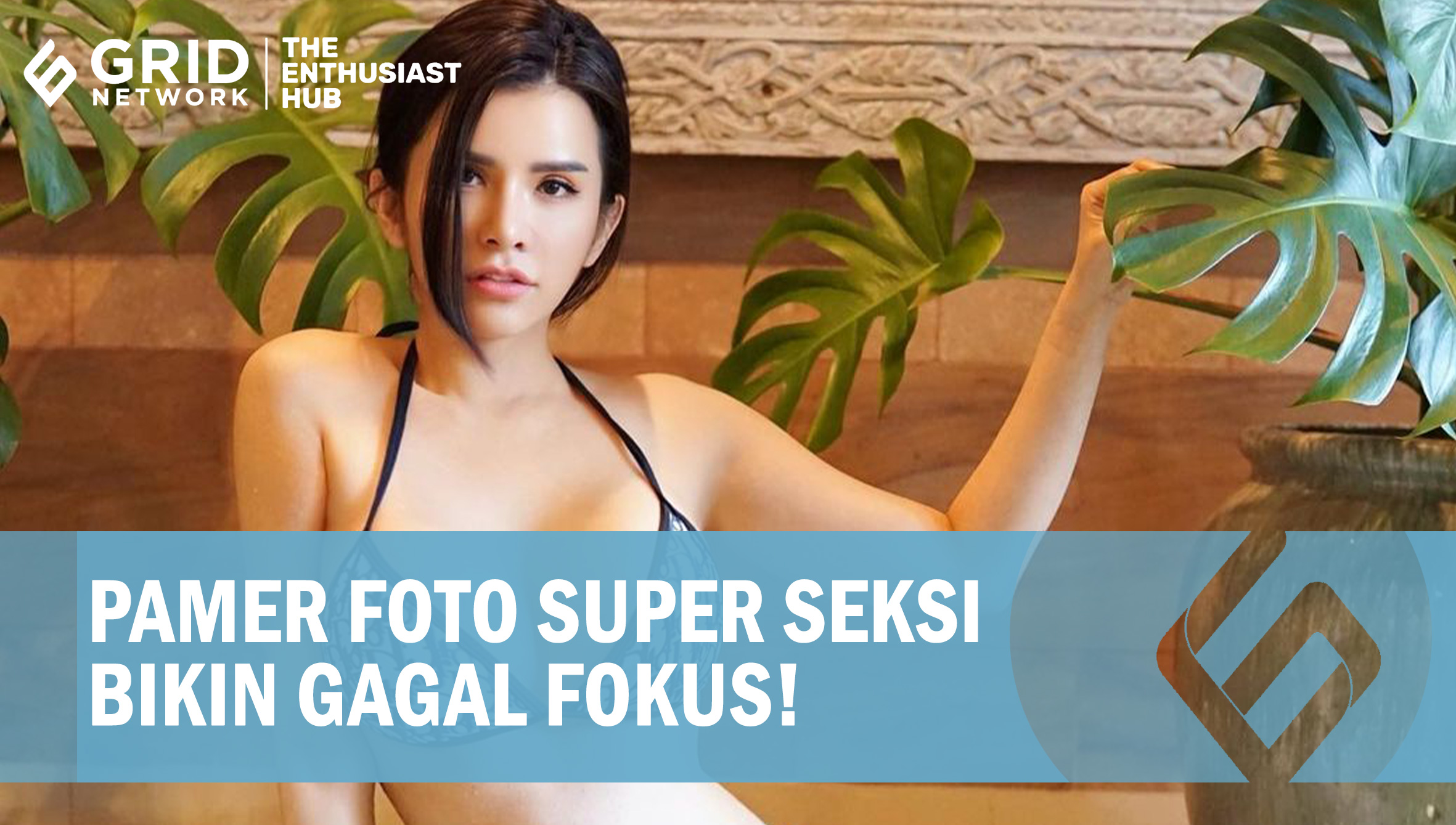 Pamer Tubuh Seksi Cuma Pakai Bikini Tato Terekspos Tampilan Maria