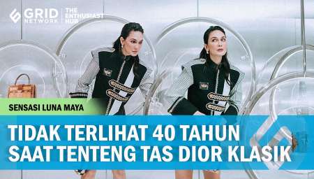 TAMPILAN BERUBAH JAUH DARI 40 TAHUN, LUNA MAYA TENTENG TAS BRANDED KLASIK NAN MEWAH