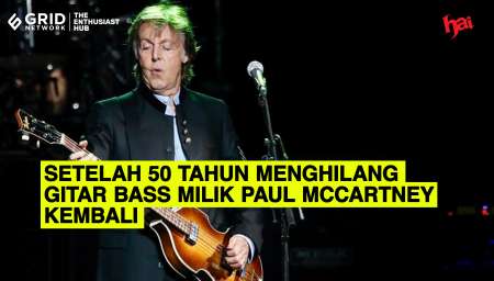Setelah Hilang Lebih dari 50 Tahun, Bass Hofner Milik Paul McCartney Akhirnya Kembali