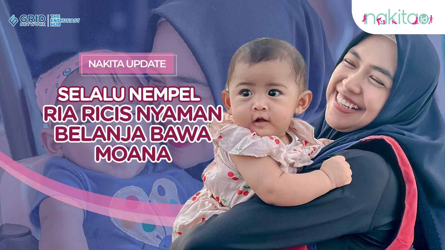 Selalu Nempel, Ria Ricis Nyaman Belanja Bawa Moana