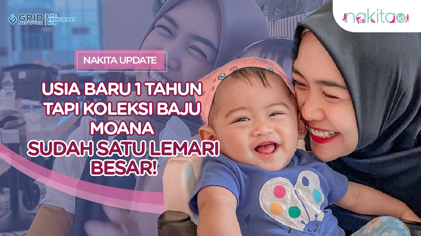 Usia Baru 1 Tahun Tapi Koleksi Baju Moana Sudah Satu Lemari Besar!