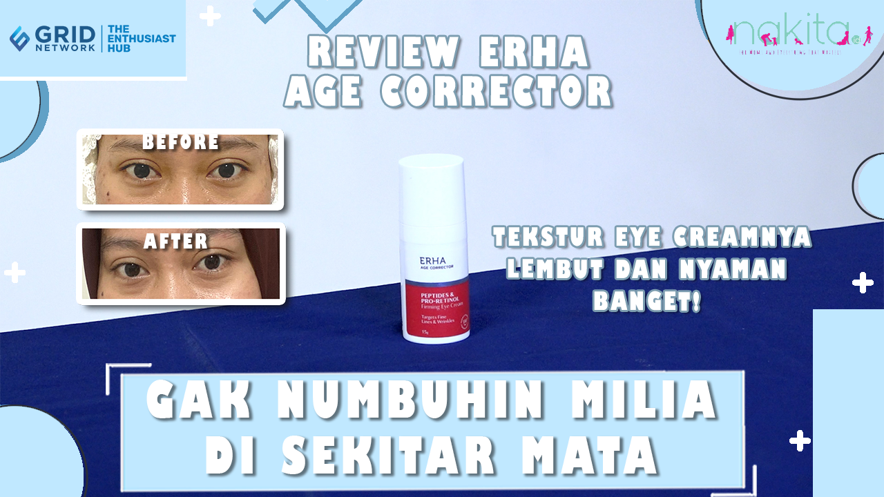 Review Erha Age Corrector Peptides & Pro-Retinol Firming Eye Cream