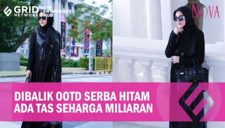 Intip OOTD Serba Hitam Ala Syahrini dengan Tas Hitam Seharga Rumah Mewah!