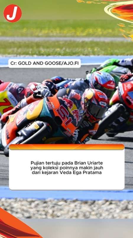 Veda Ega Pratama Makin Jauh Tertinggal dari Brian Uriarte di Moto3 2026