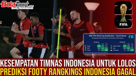 Prediksi Pahit Timnas Indonesia Menurut Footy Rangkings, Peluang Lolos Piala Dunia 2026