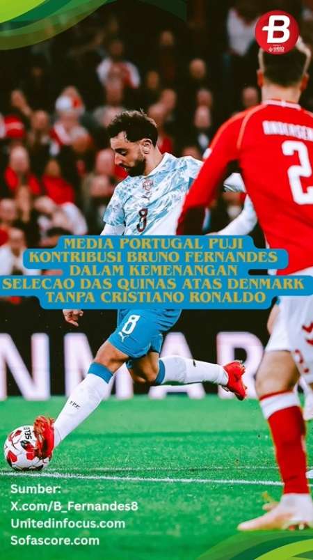 Tanpa Cristiano Ronaldo, Timnas Portugal Tetap Menang Dipimpin Bruno Fernandes