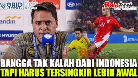 Pelatih Malaysia Bangga Tidak Kalah dari Timnas U-23 Indonesia, tapi Menangis?