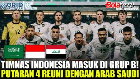 Hasil Drawing Kualifikasi Piala Dunia 2026 Putaran Keempat - Indonesia Lawan Arab Saudi dan Irak