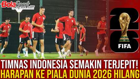 Peluang Timnas Indonesia Lolos Langsung Piala Dunia 2026 Sisa 1 Persen